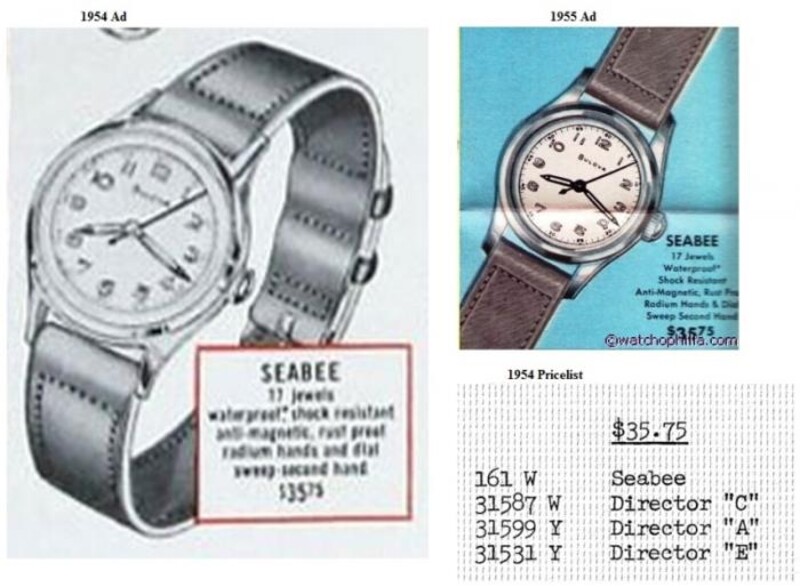 1954 Bulova Seabee ad