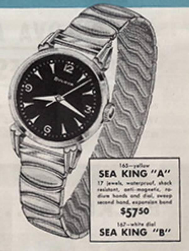 1955 Bulova Sea King ad