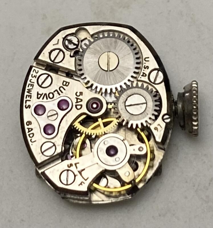 1956 Bulova La Petite "F" 5AD movement