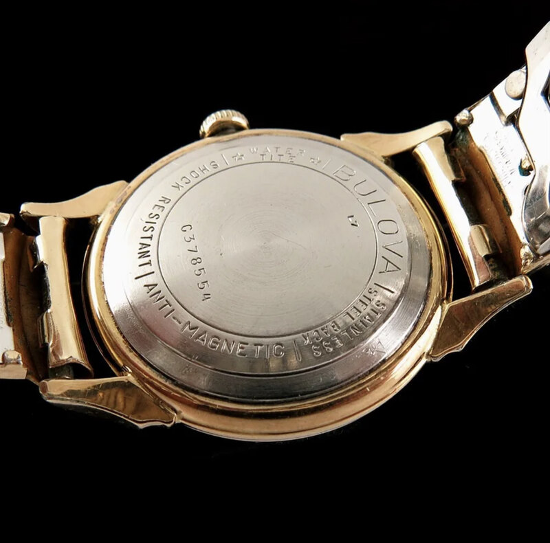 1957 Bulova Commodore case back