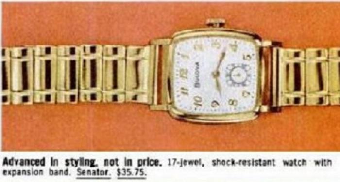 Bulova Watch advert
