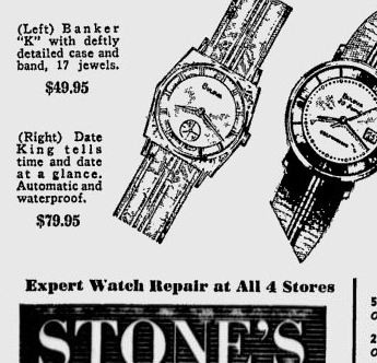 Bulova Watch advert