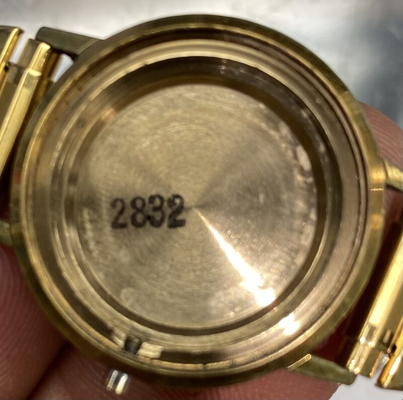 1968 Bulova Aqua Queen “B” inside case back