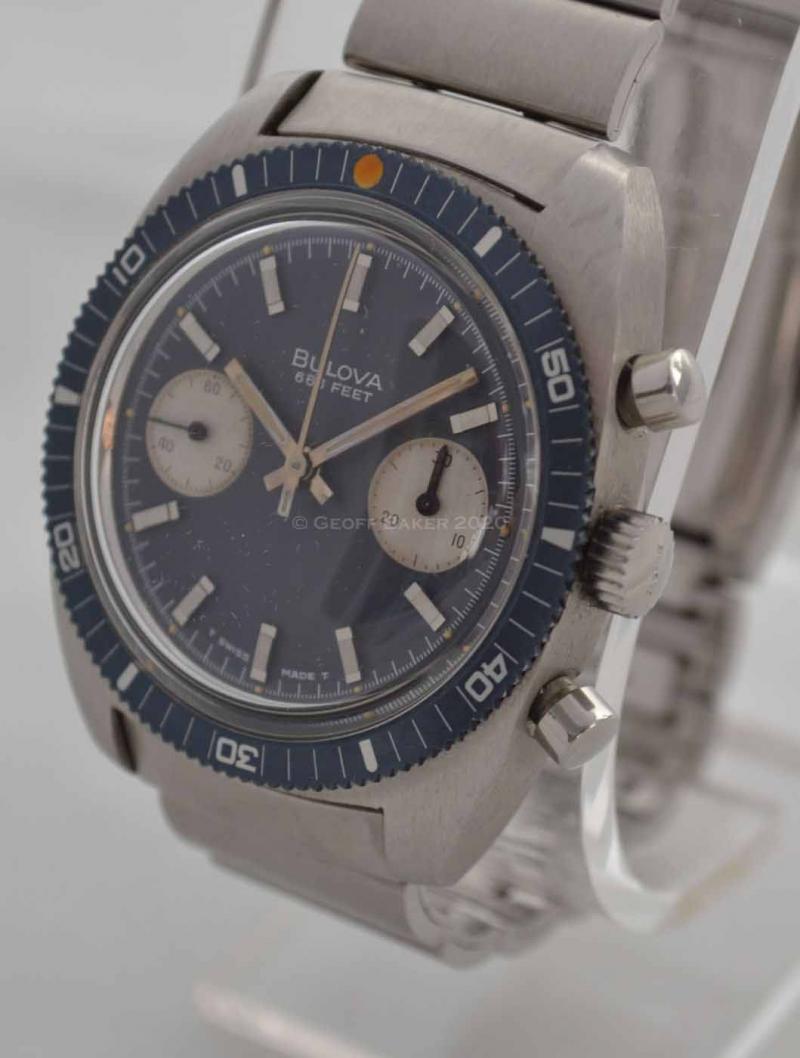 Geoffrey Baker 1971 Bulova Deep Sea Chronograph Watch 07 01 2020 3 