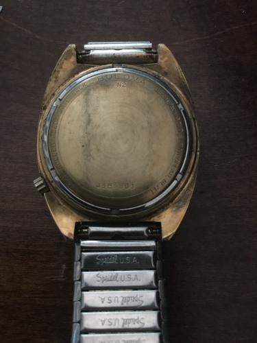 1972 Bulova Men's Accutron watch face