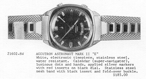 Bulova Watch advert
