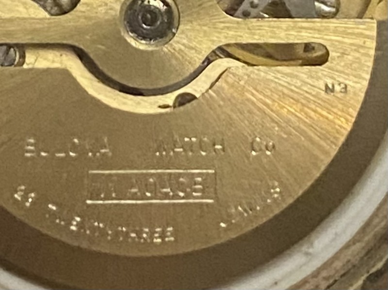 1973 Bulova President “F” date code