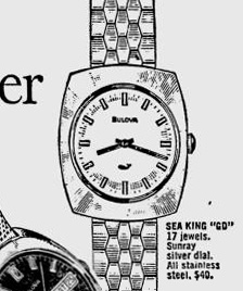 Bulova Watch advert