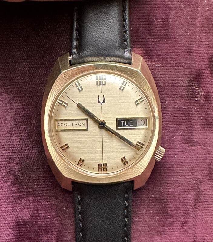 1977 Bulova Accutron “AV” dial