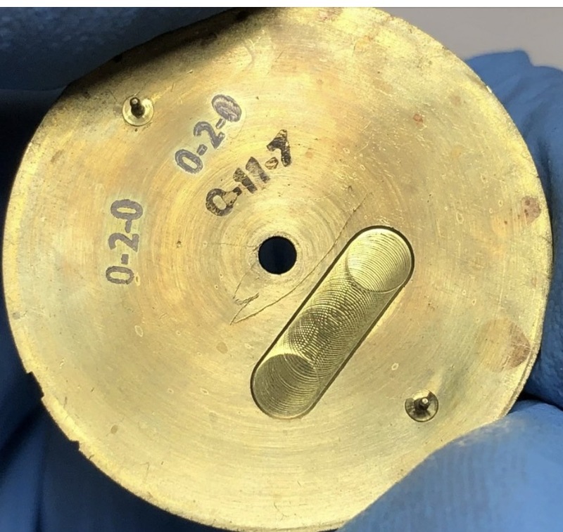 TE-11 Back of Dial. 