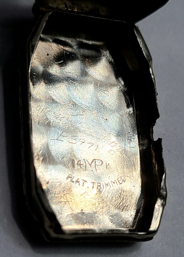 1930 Bulova Ladies Unknown 10-9-20 Inside Case