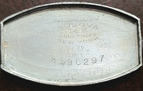 1929 Bulova Lady Lindy Inside Case