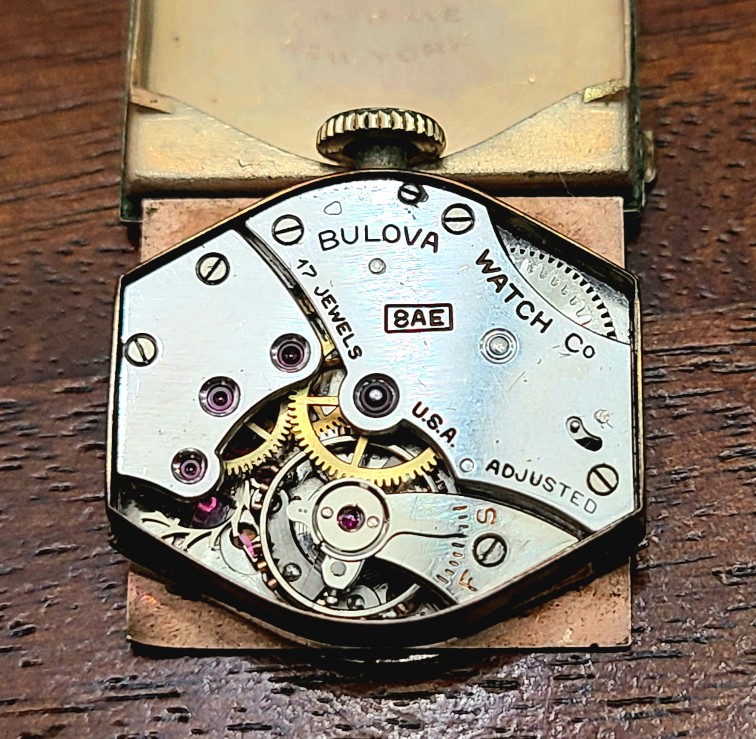 1939 Bulova Officer 1-8-21 Movement 