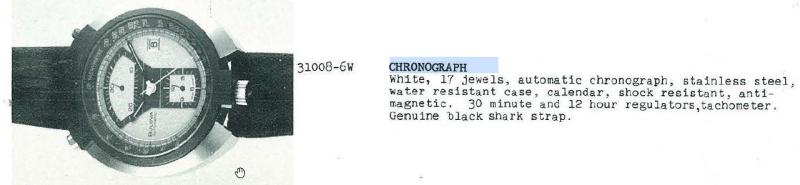 1972 Bulova 31008-6W Chronograph 6 Geoffrey Baker 10 Nov 2022