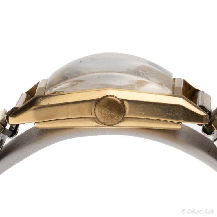 Bulova 14K 8AD 17J Wristwatch Side Profile Case