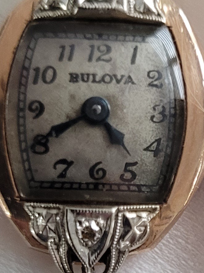 Front of watch