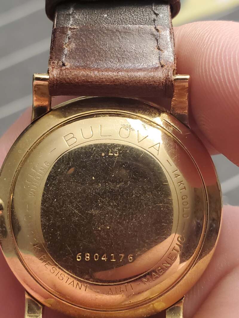 1953 Watch Back