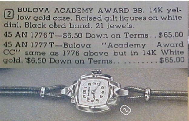 Bulova Watch advert