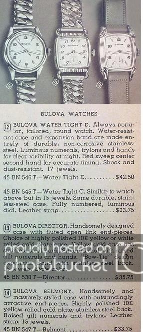 Bulova Watch advert