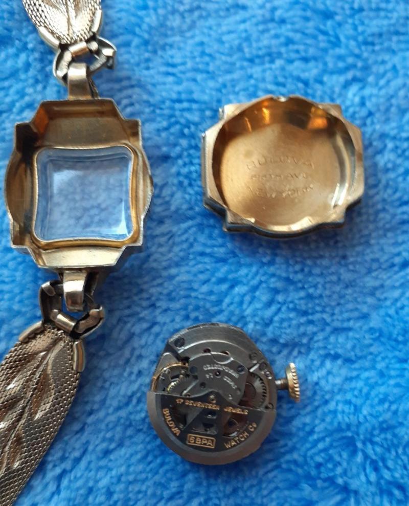 Back of 1954 Bulova