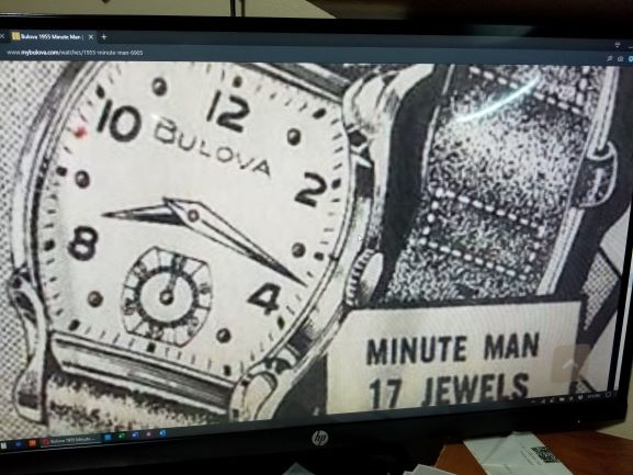 Bulova Watch advert