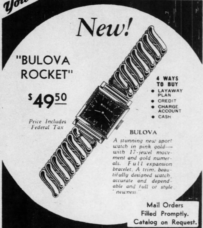 Bulova Watch advert
