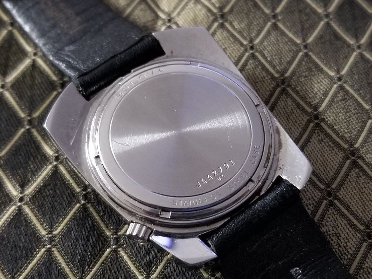 1972 Bulova Accuquartz case back