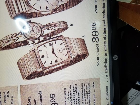 Bulova Watch advert