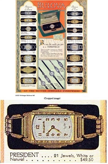 Bulova Watch advert