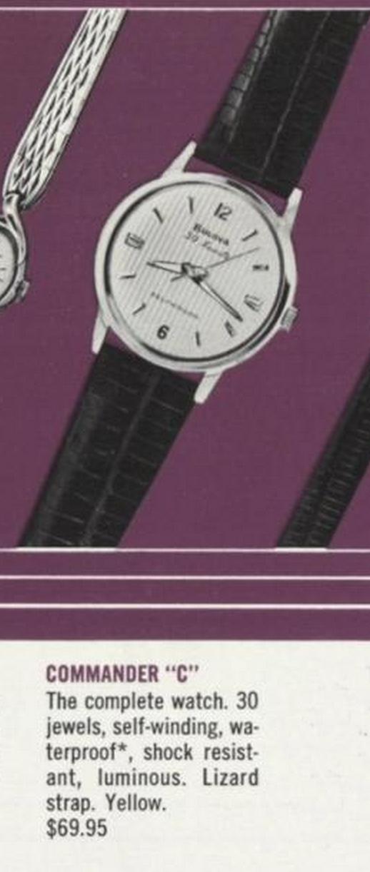 1966 Bulova Commander "C"