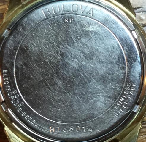 1970 Bulova watch
