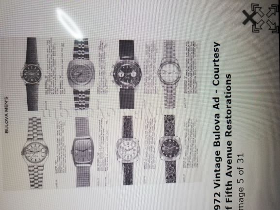1970 Bulova watch