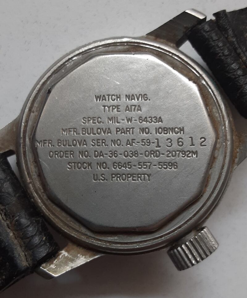 Back of watch