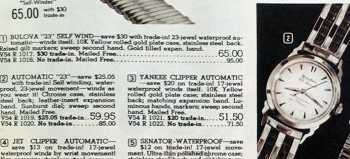 Bulova Watch advert