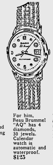 Bulova Watch advert