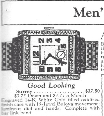 Bulova Watch advert