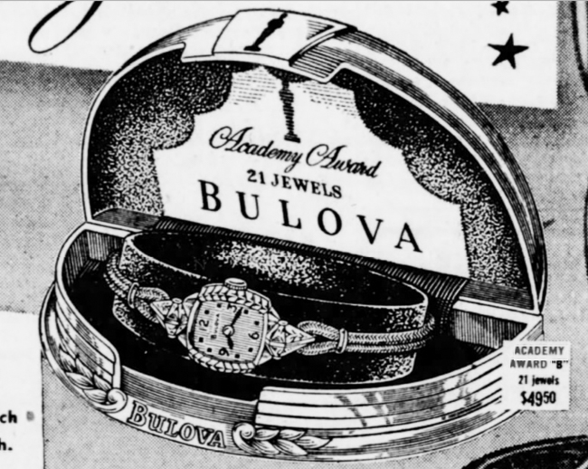 Bulova Watch advert