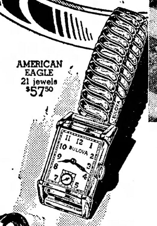 Bulova Watch advert