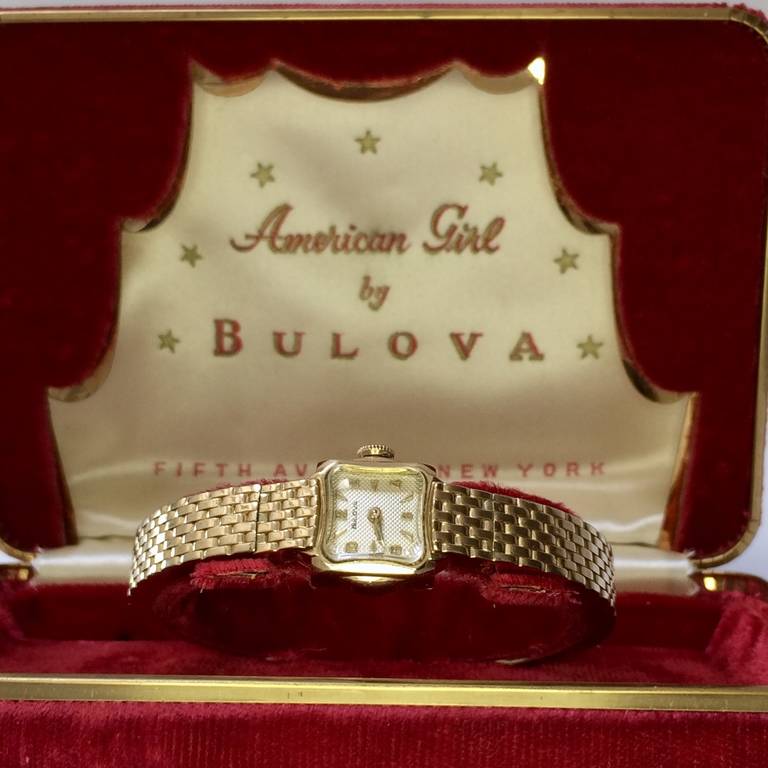 1957 American Girl "R" Presentation Case & Watch