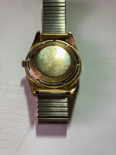 Bulova Mens watch (rear)