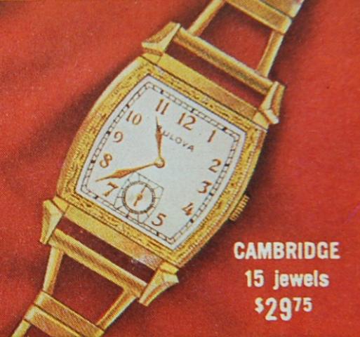 Bulova Watch advert