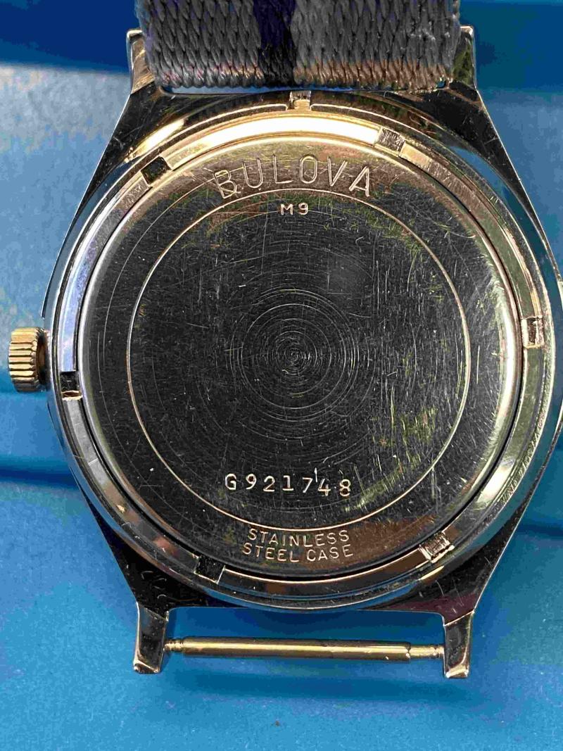 Back Bulova Golden Clipper 1969