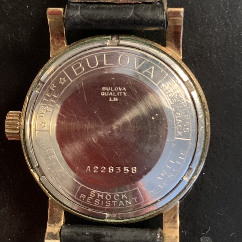 Back of watch