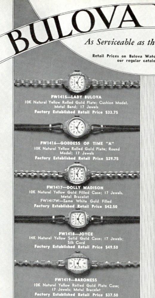 Bulova Watch advert