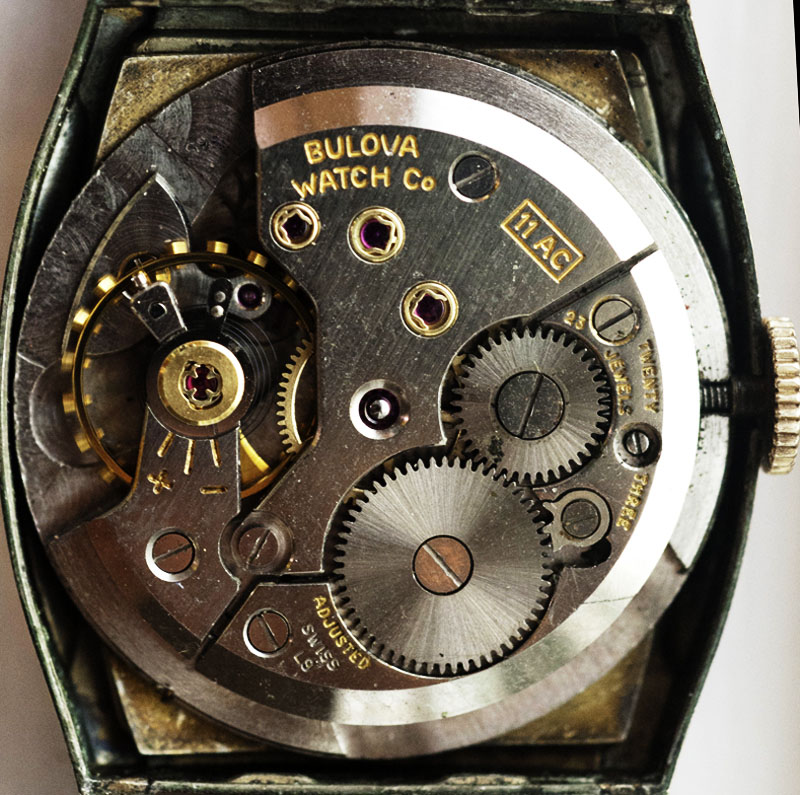 movement Bulova 11AC 23 JEWELS ADJUSTED SWISS L9