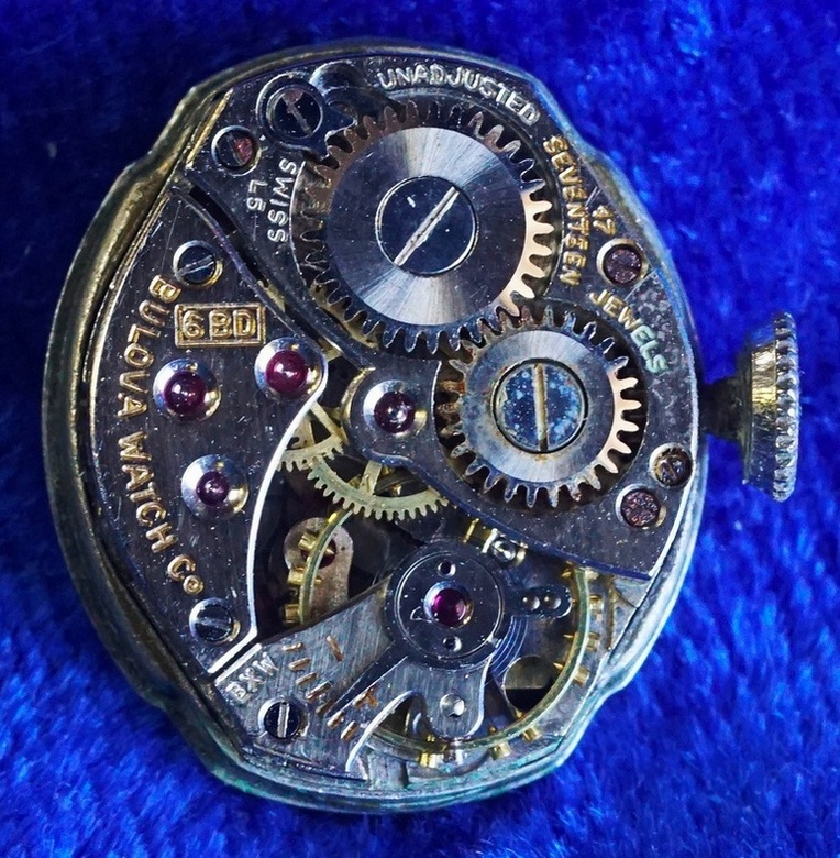 1955 Bulova Ladies 6BD movement