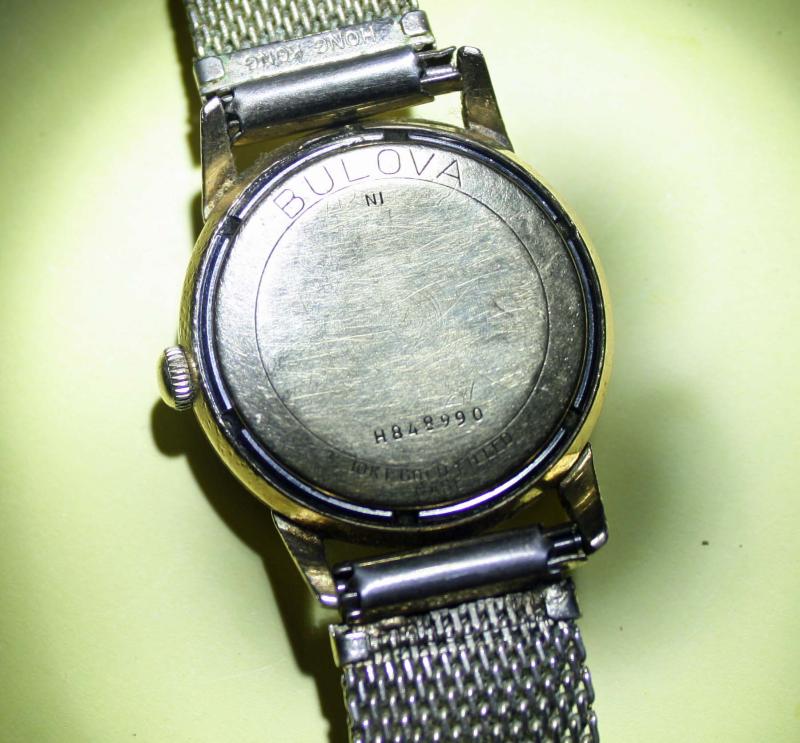 Bulova 23 jewel back