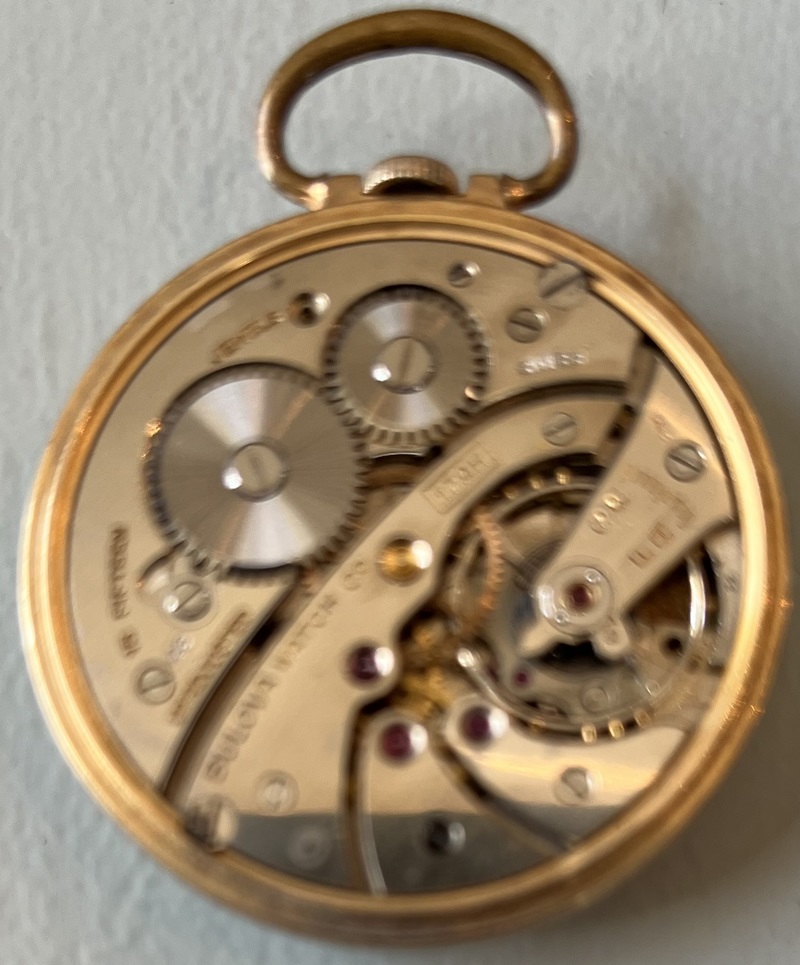 Bulova Pocket Watch Interior Movement