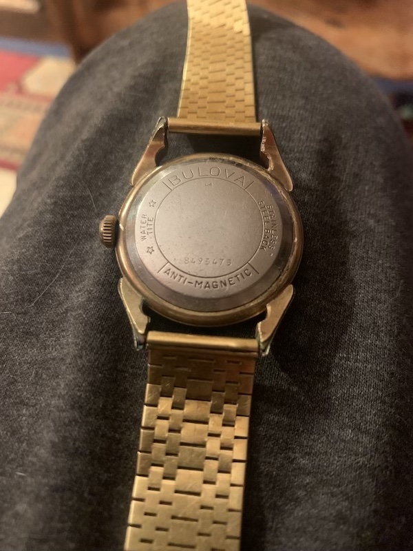 Back of watch