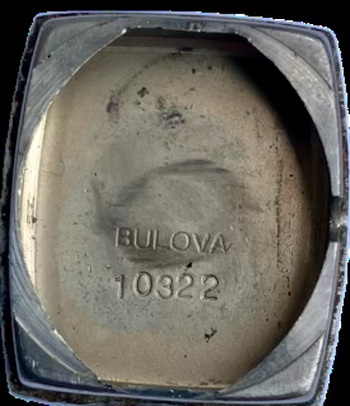 Bulova ladies watch with code stamped inside the case 040826